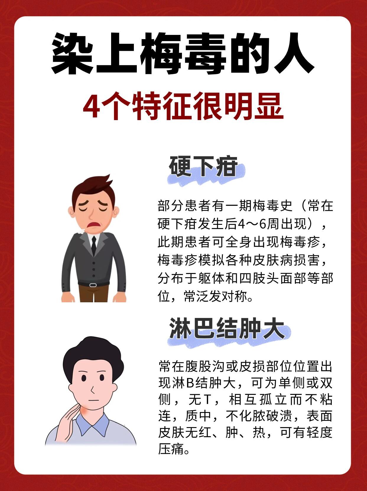 染上梅毒的4个表现,你中几个❓