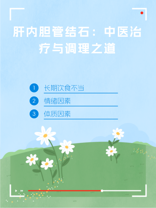 肝内胆管结石:中医治疗与调理之道