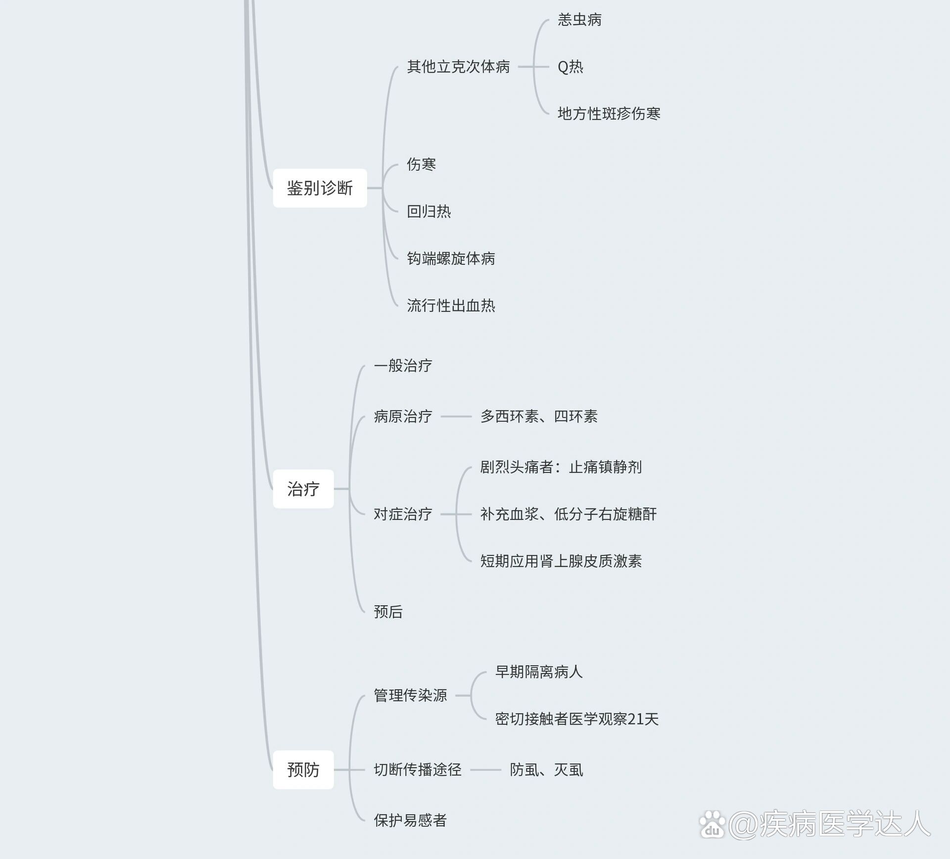 病毒性皮肤病思维导图图片