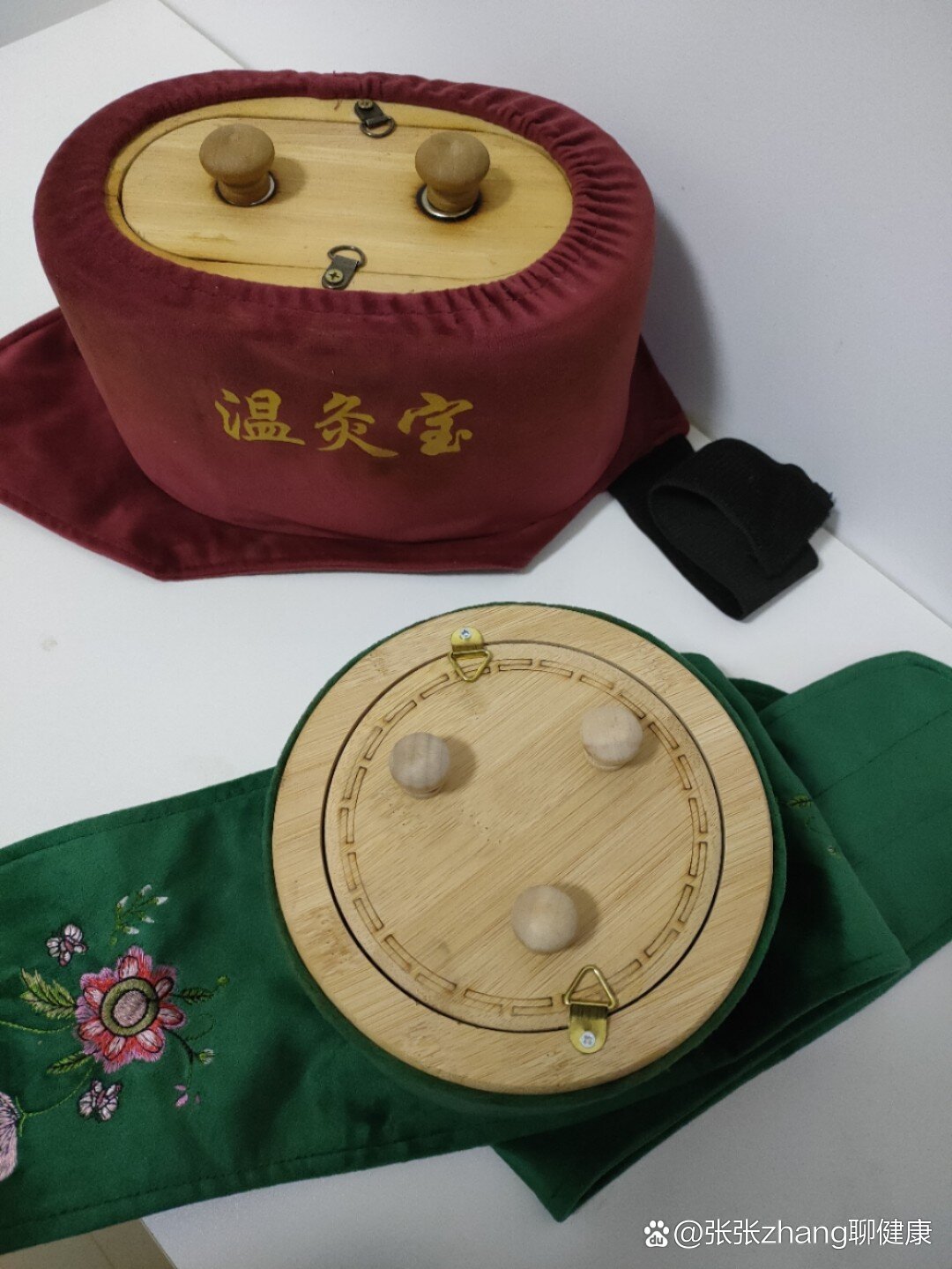 非常好用的两款无烟艾灸盒,腰腹部艾灸工具