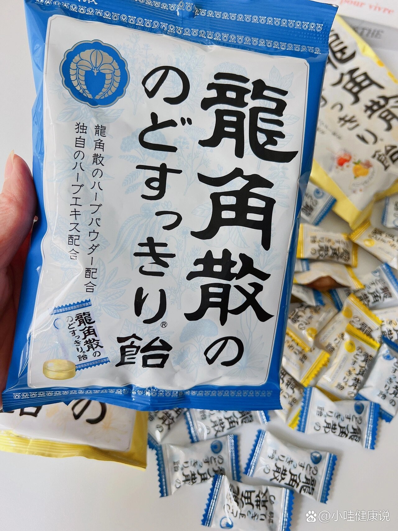 家庭必备品-龙角散润喉糖