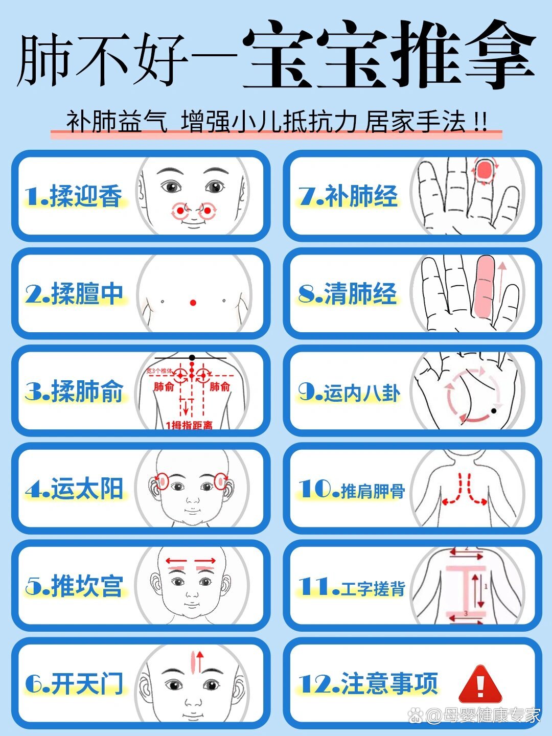 11款宝宝92咳嗽咳喘养肺推拿手法73妈妈必学