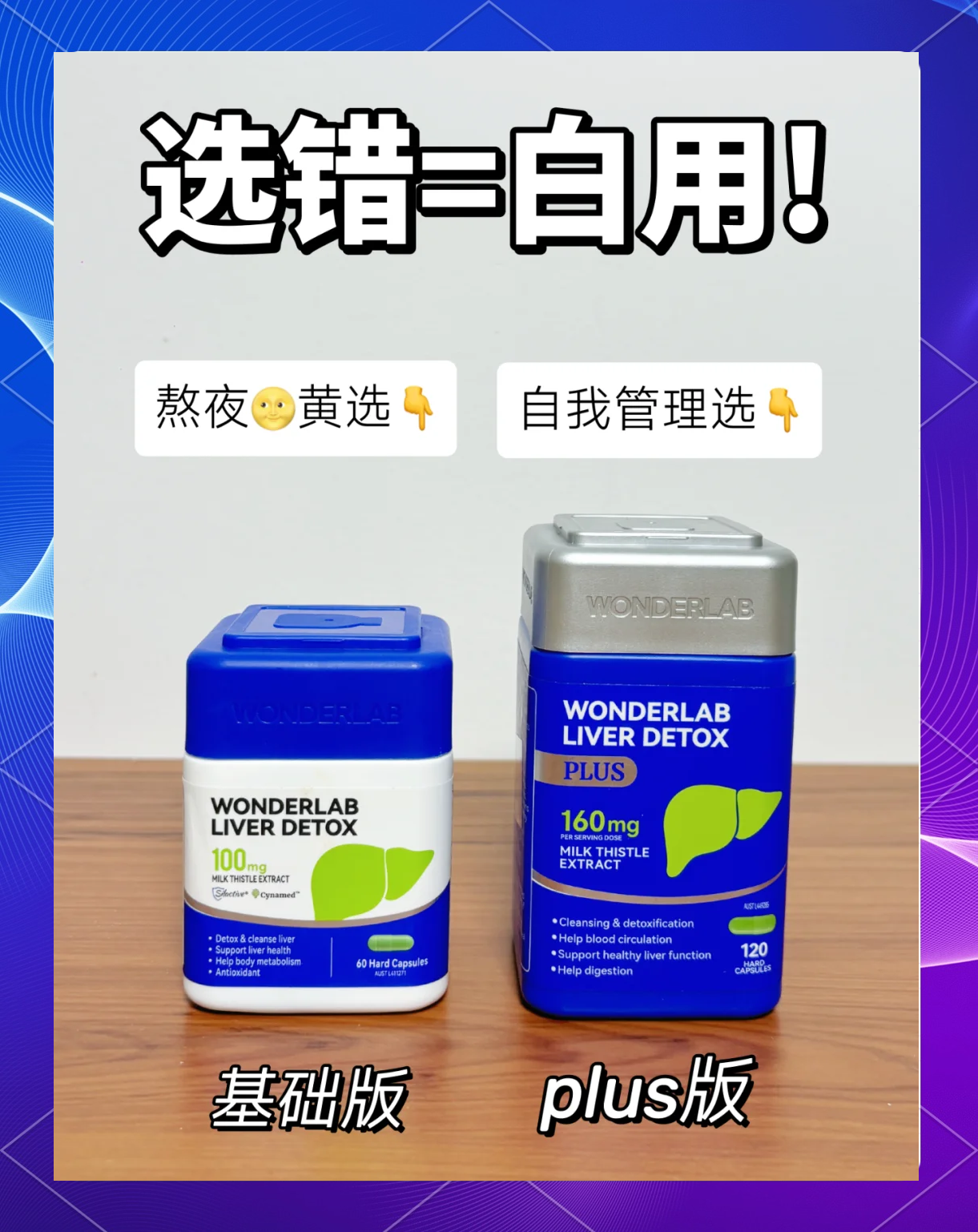 WonderLab护肝片选购指南
