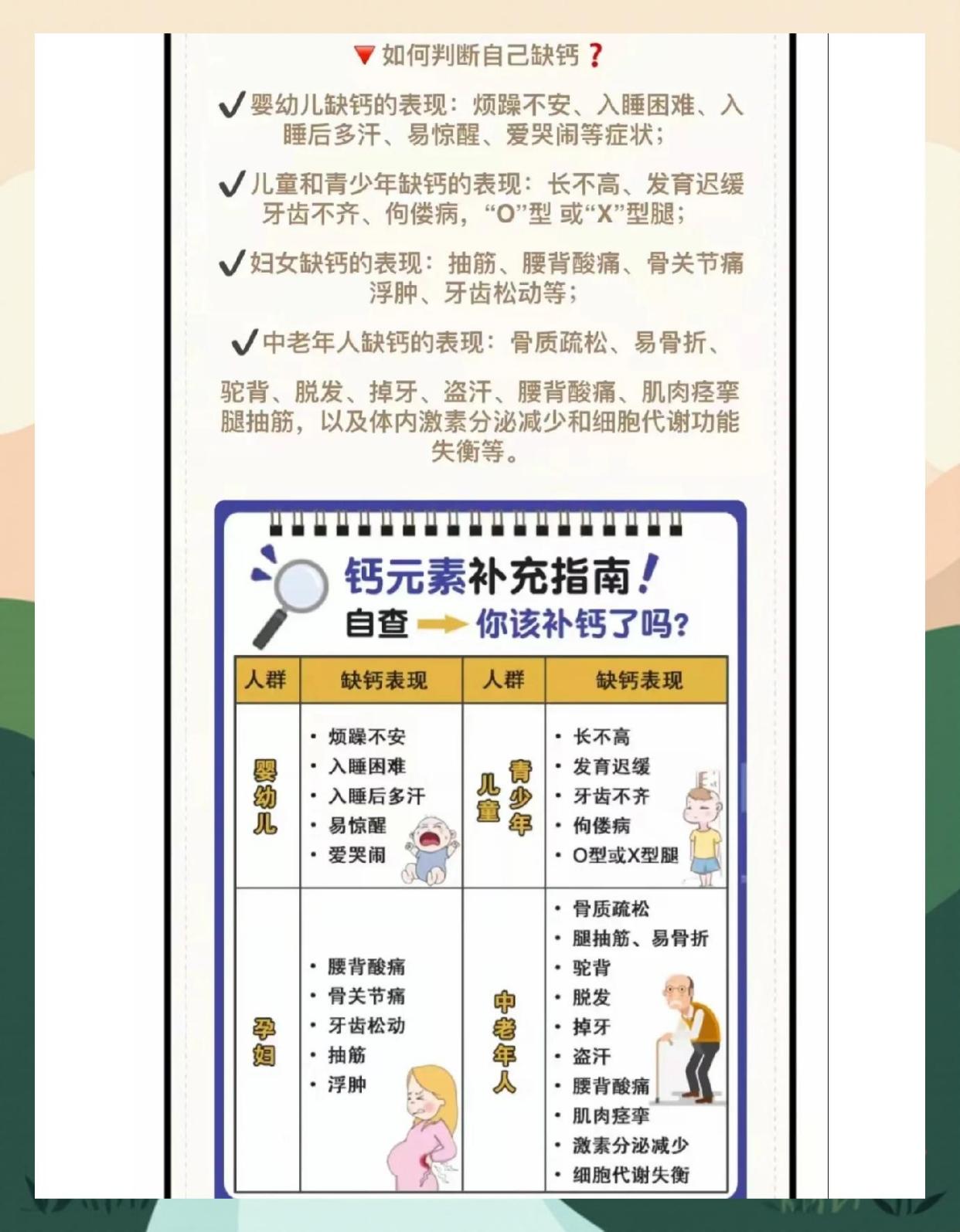 缺钙了？