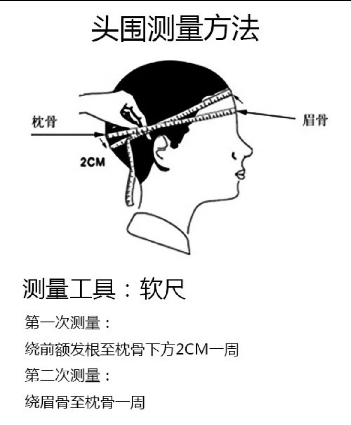 💯干货 ️新手看过来教你如何正确测量头围🤔