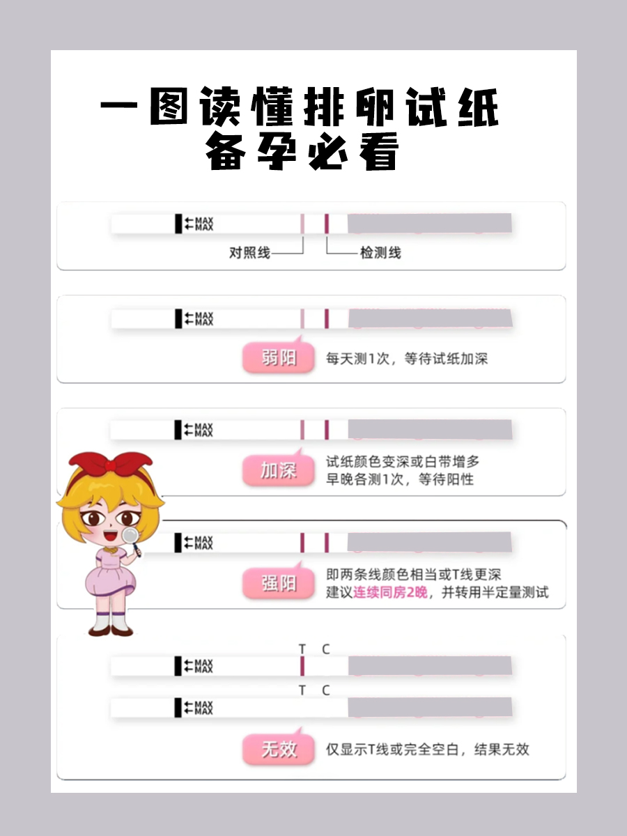 排卵试纸用法图解图片