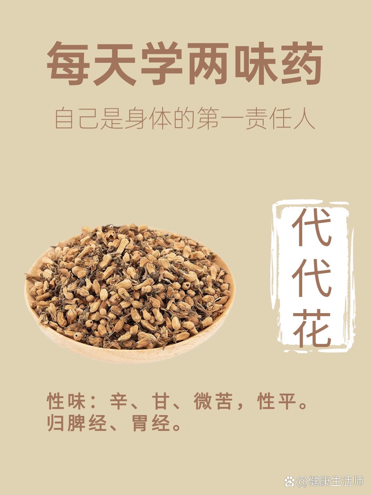 每天学两味药,代代花