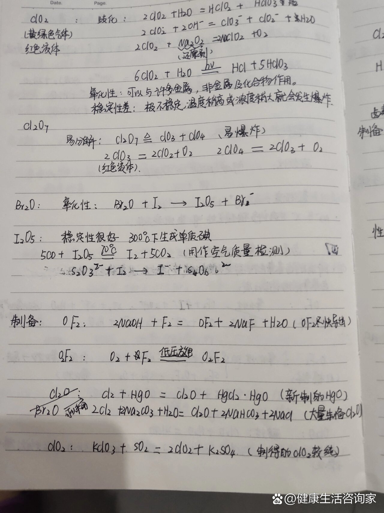 氟气化学式图片