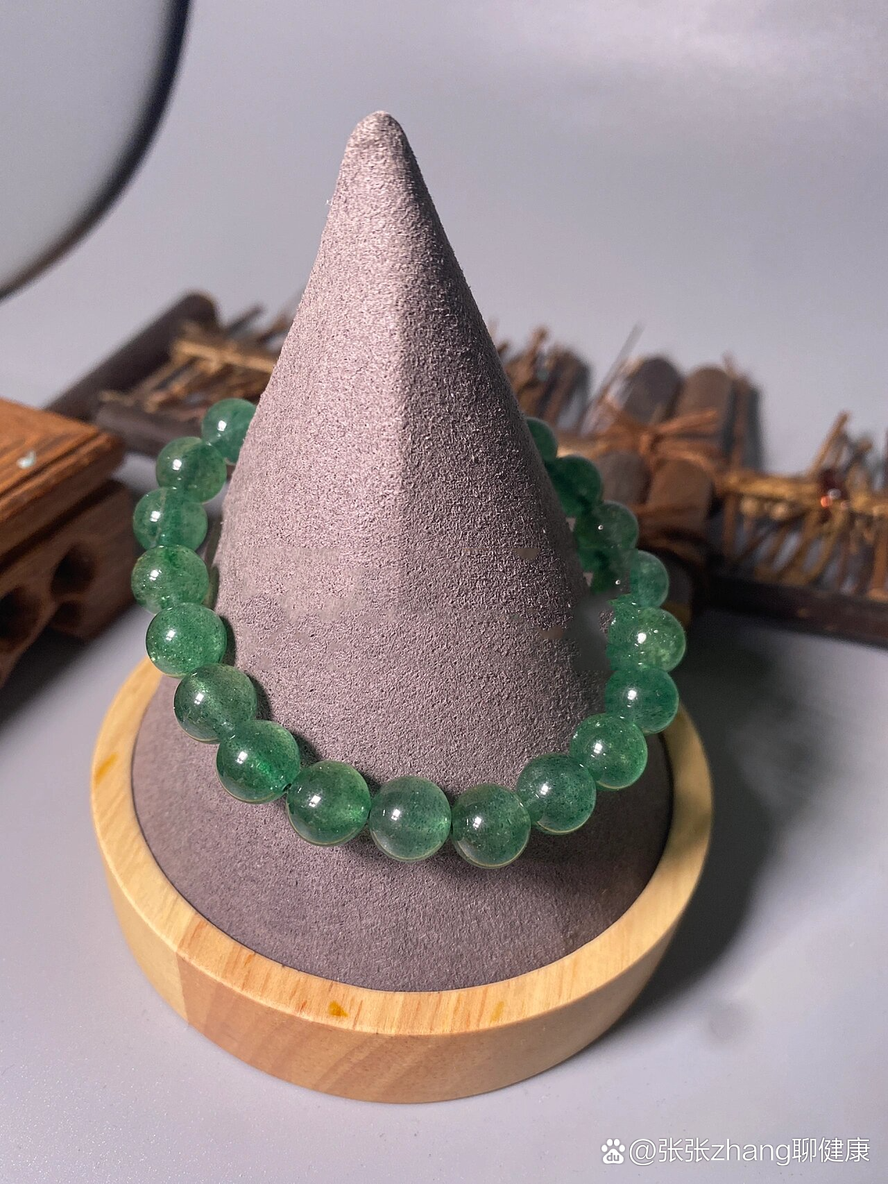  p>绿色草莓晶手链,会有不一样的感觉呢 br>值得入手的绿草莓晶  br>1