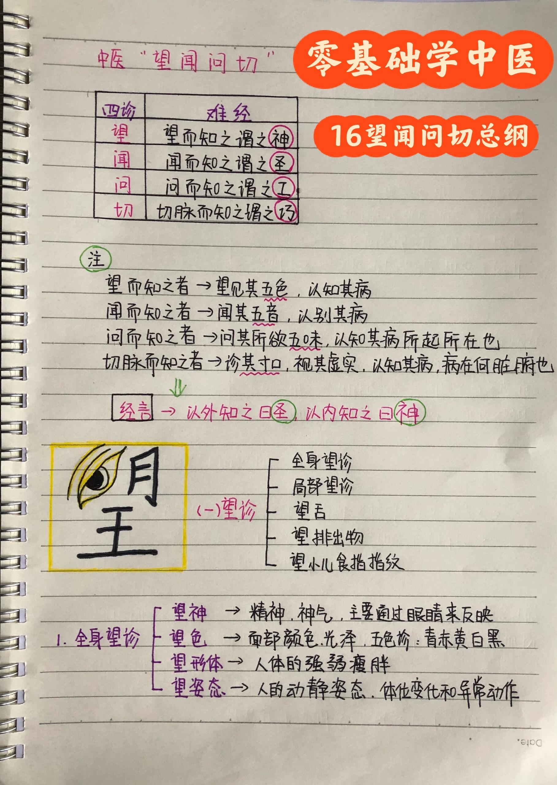 零基础怎么学中医934张图看懂望闻问切