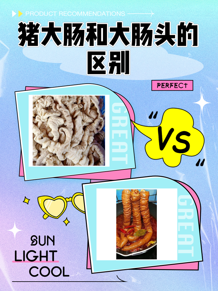 猪大肠和大肠头的区别