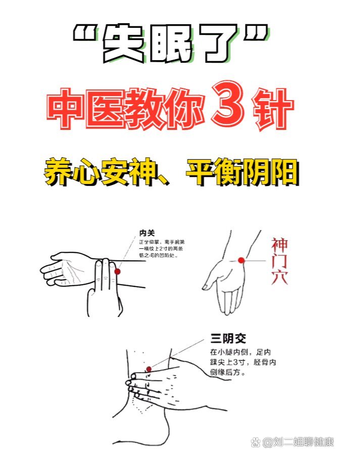 中医教你31566针治失眠,养心安神