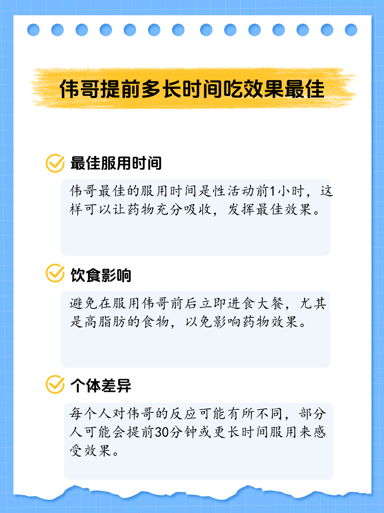 掌握伟哥正确服用时间,性能力提升秘诀