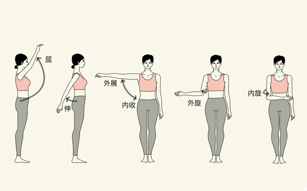 肩关节被动活动图片