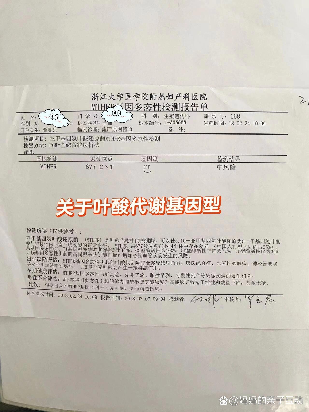 叶酸cccttt对照表图片