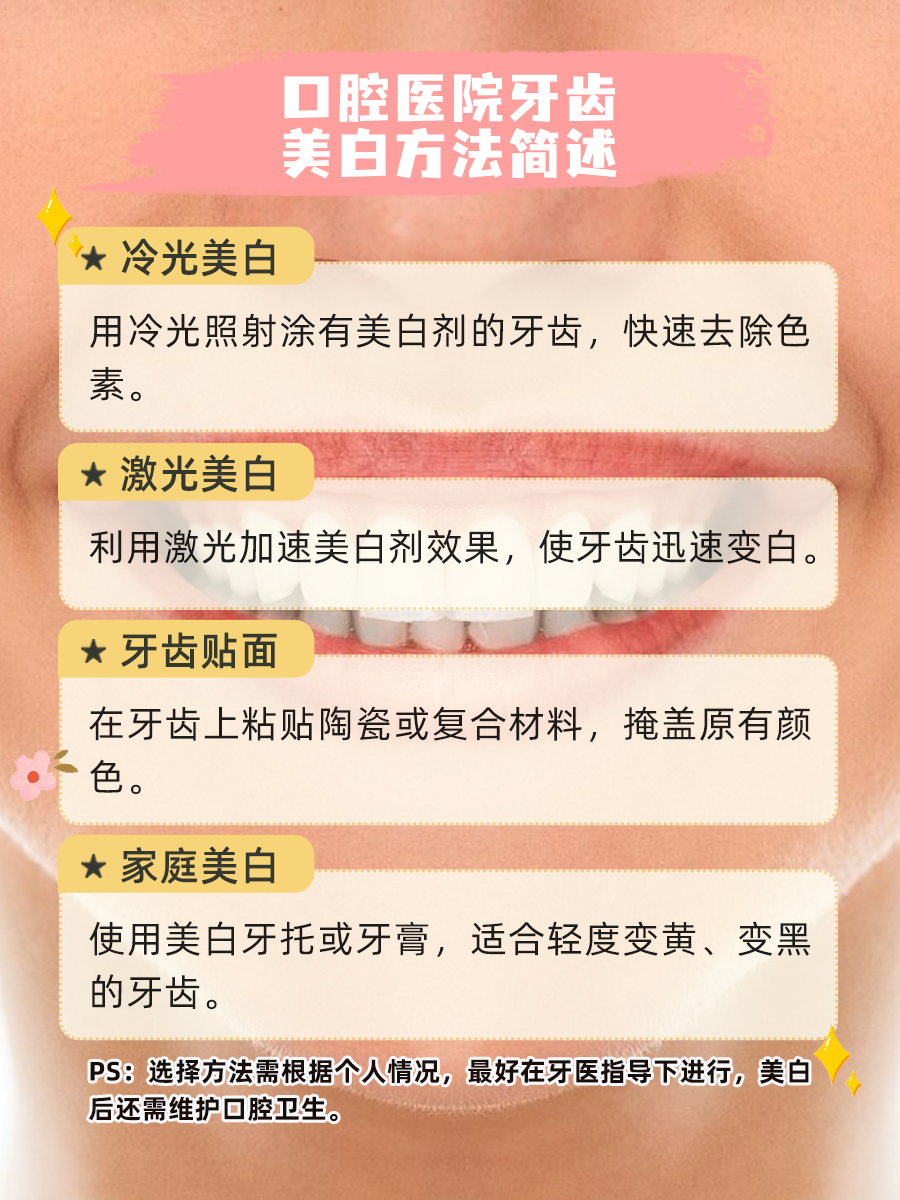 牙齿美白,让你的笑容更迷人!