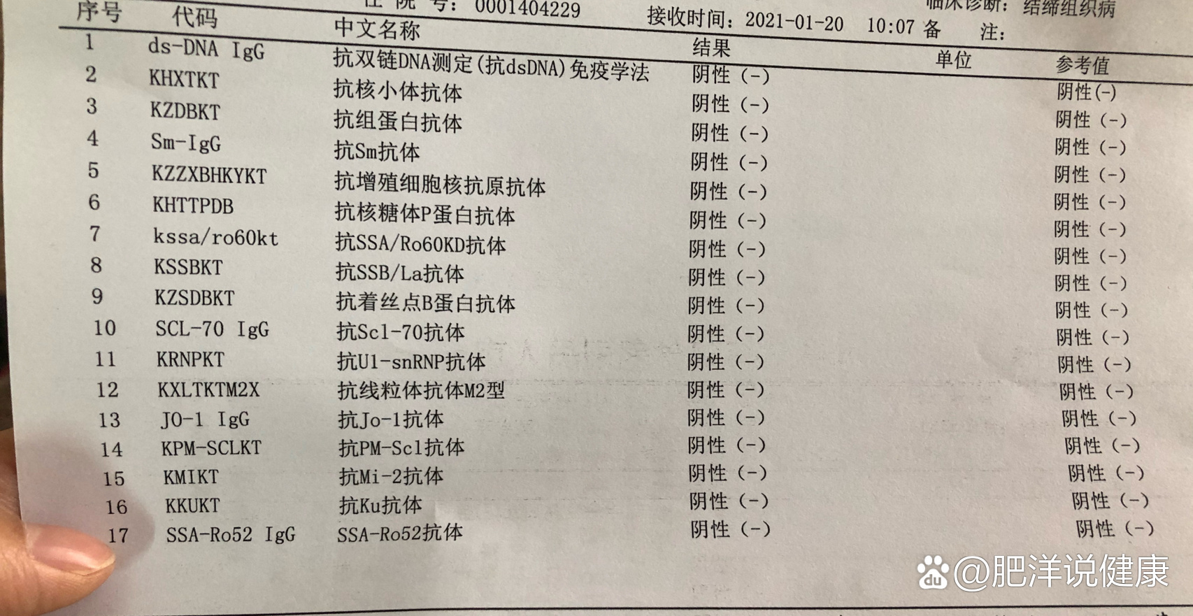 抗核抗体阳性后续