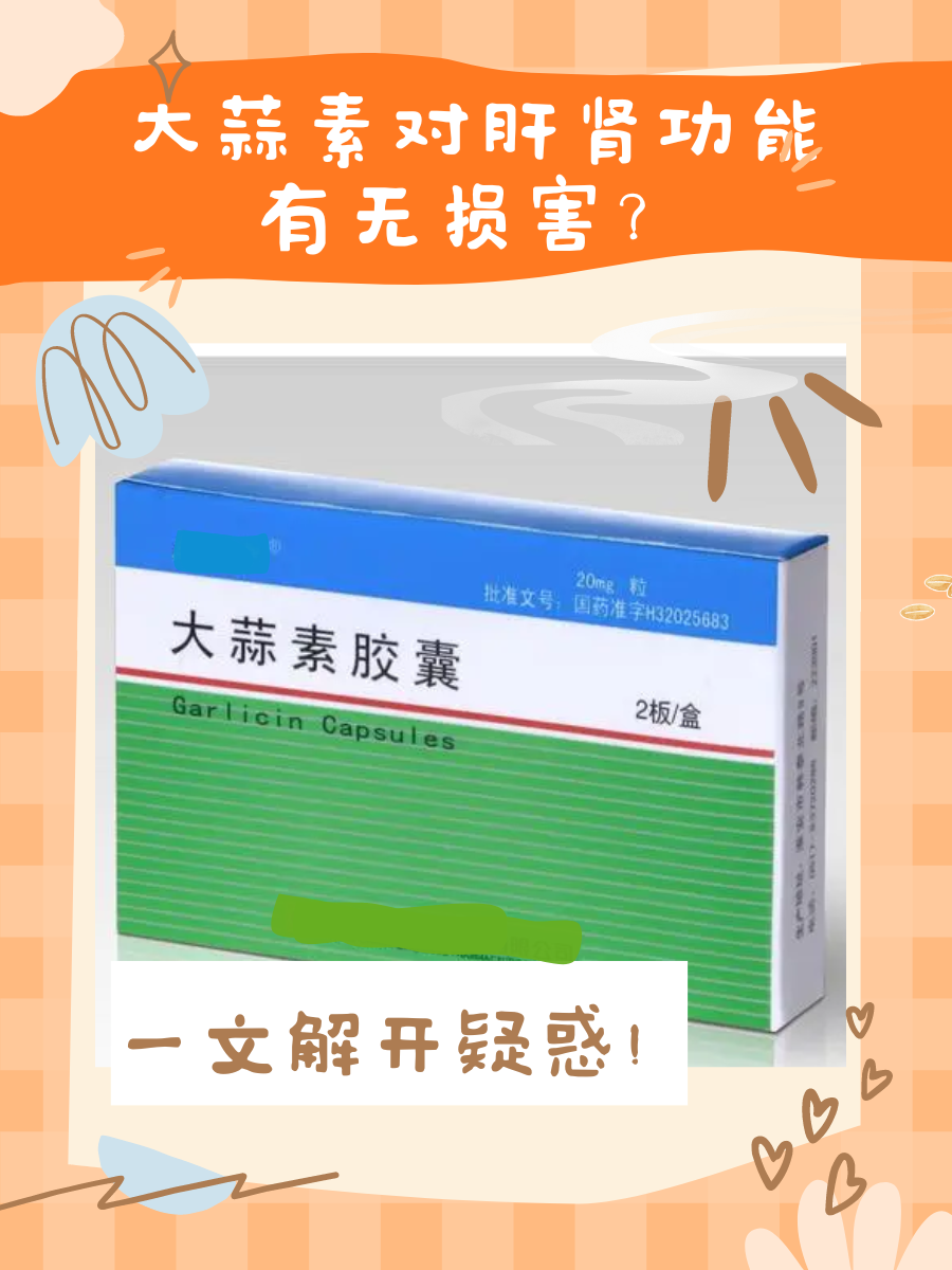 大蒜素对肝肾功能有无损害?一文解开疑惑!