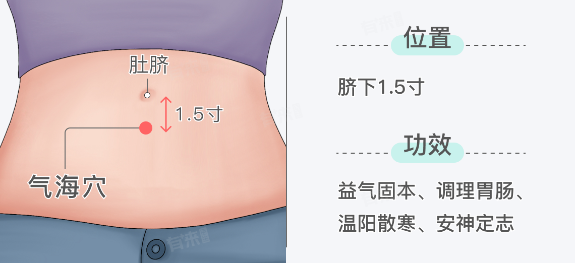气海的准确位置和功效