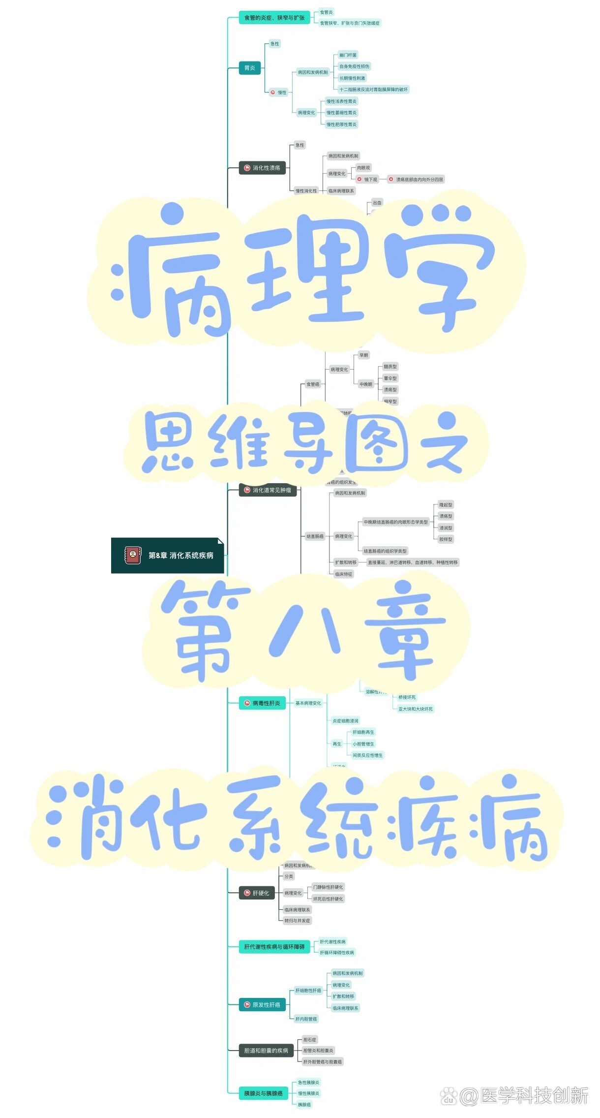 病理学思维导图高清图片