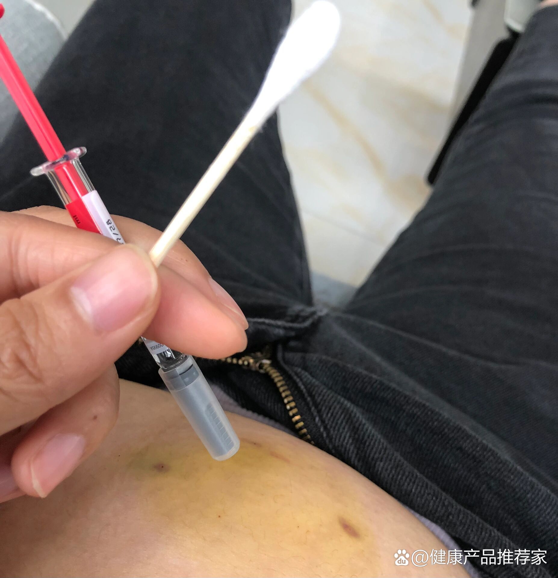 低分子肝素钙注射部位图片