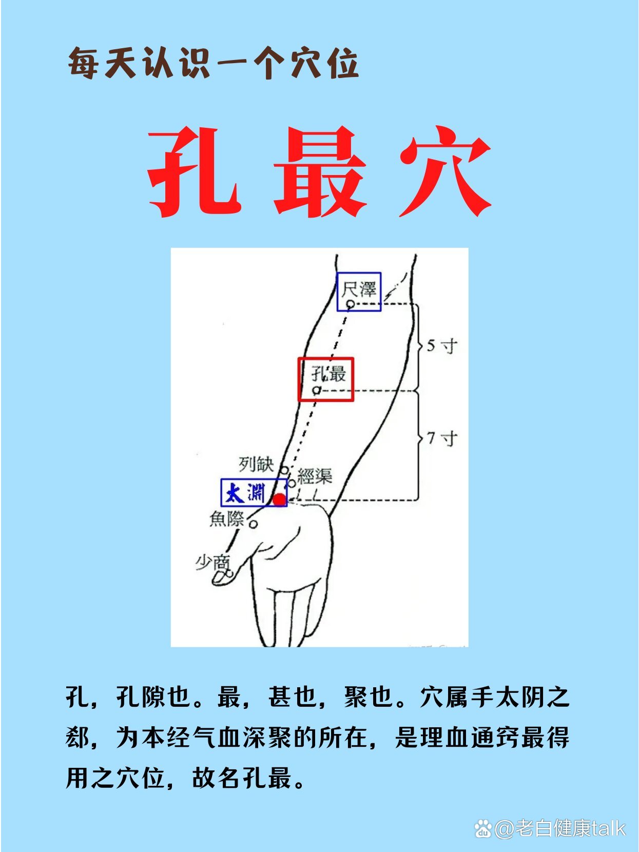 孔最的准确位置图片