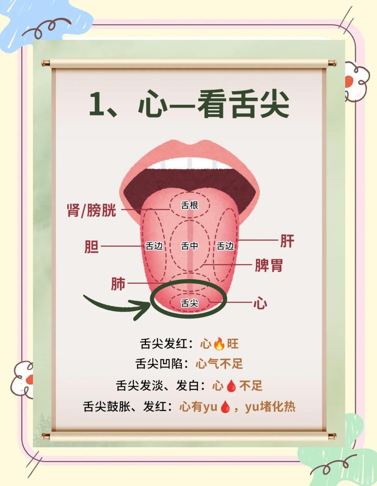 👅中医舌诊：从舌头看五脏健康！