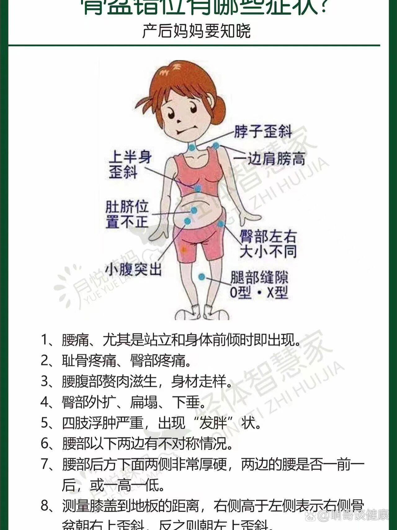 骨盆篇|盆骨错位有哪些症状?