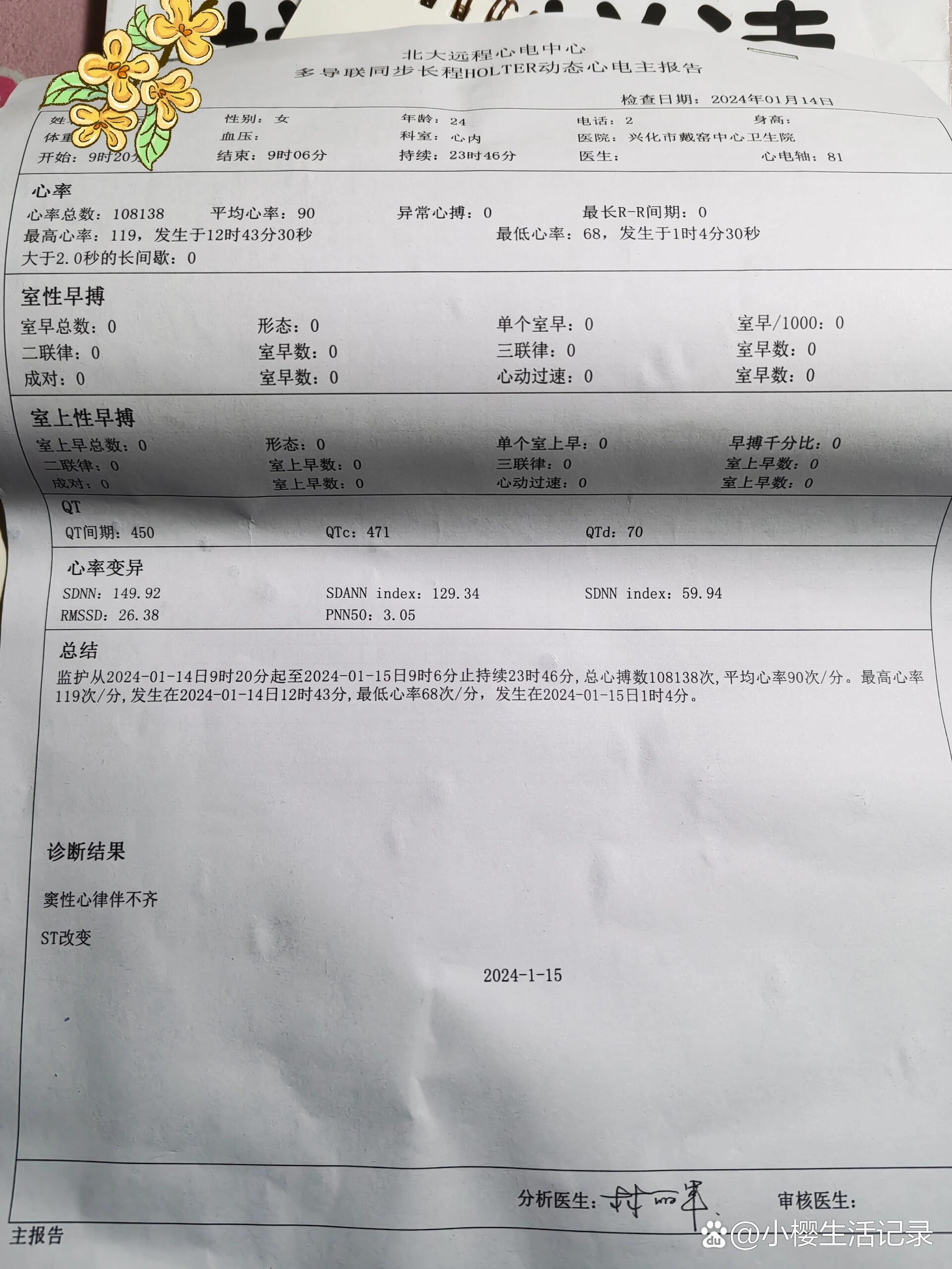 心理诊断报告模板图片