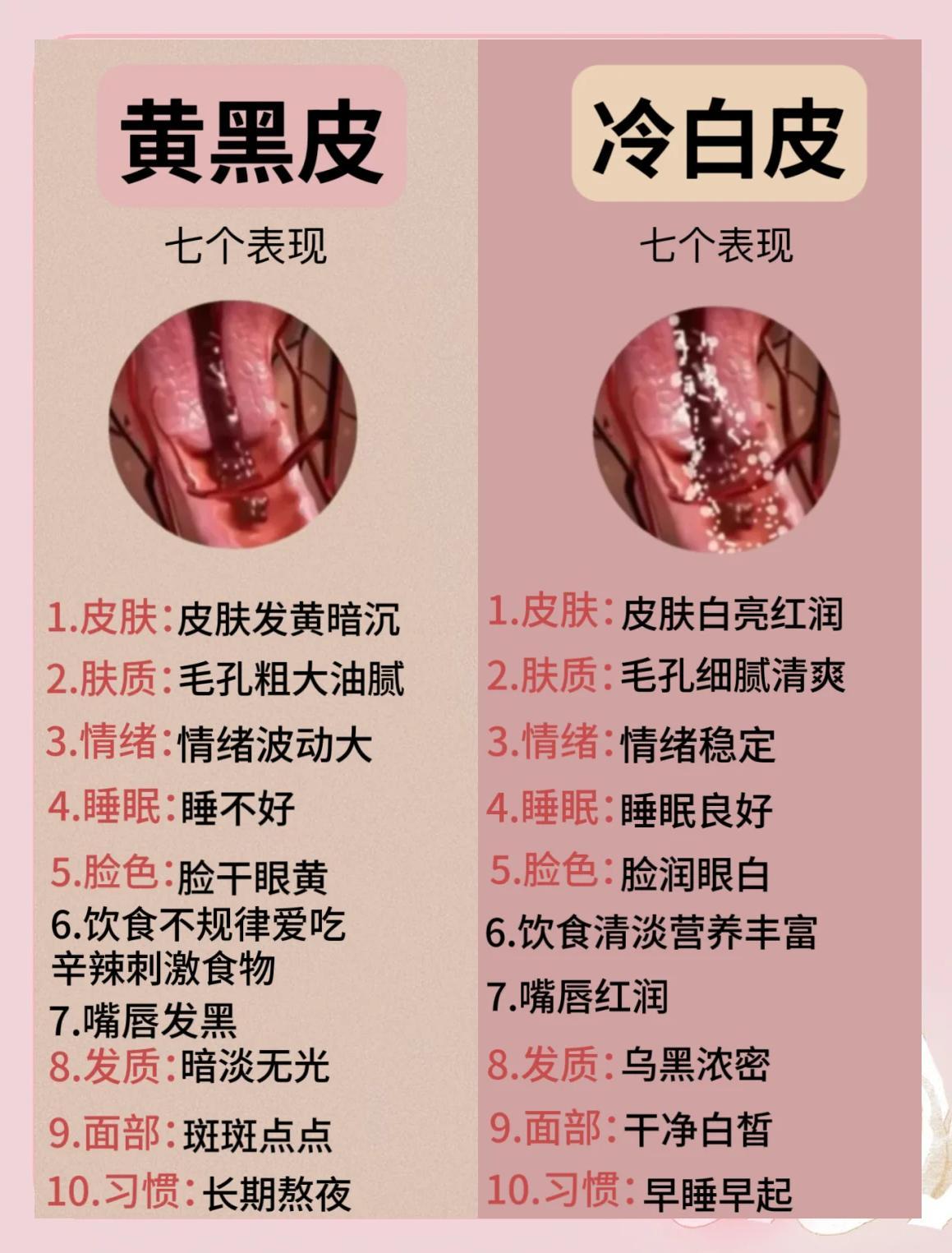 冷白皮和黄黑皮的区别，你是哪一种？