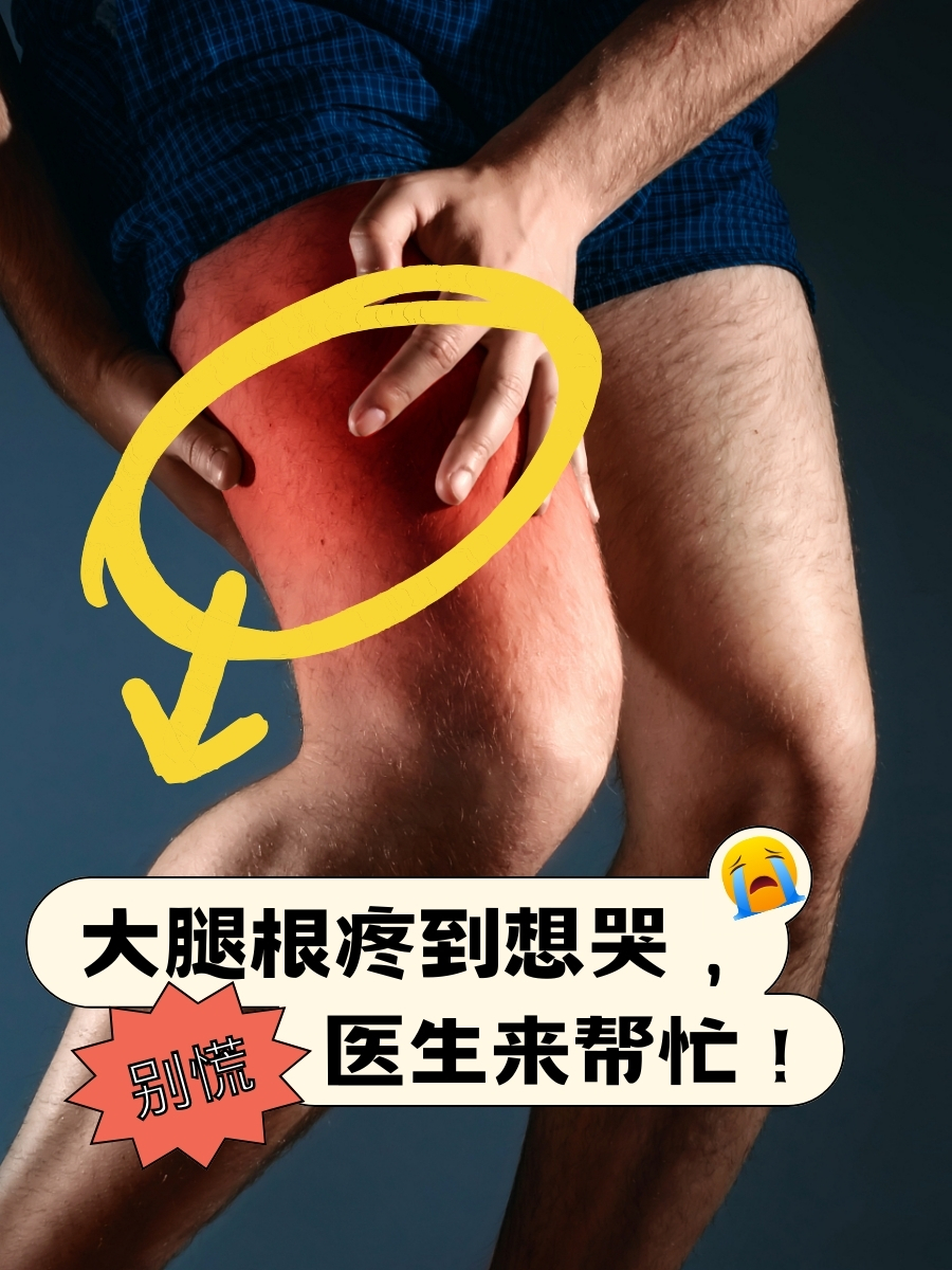 女性大腿根疼是咋回事图片