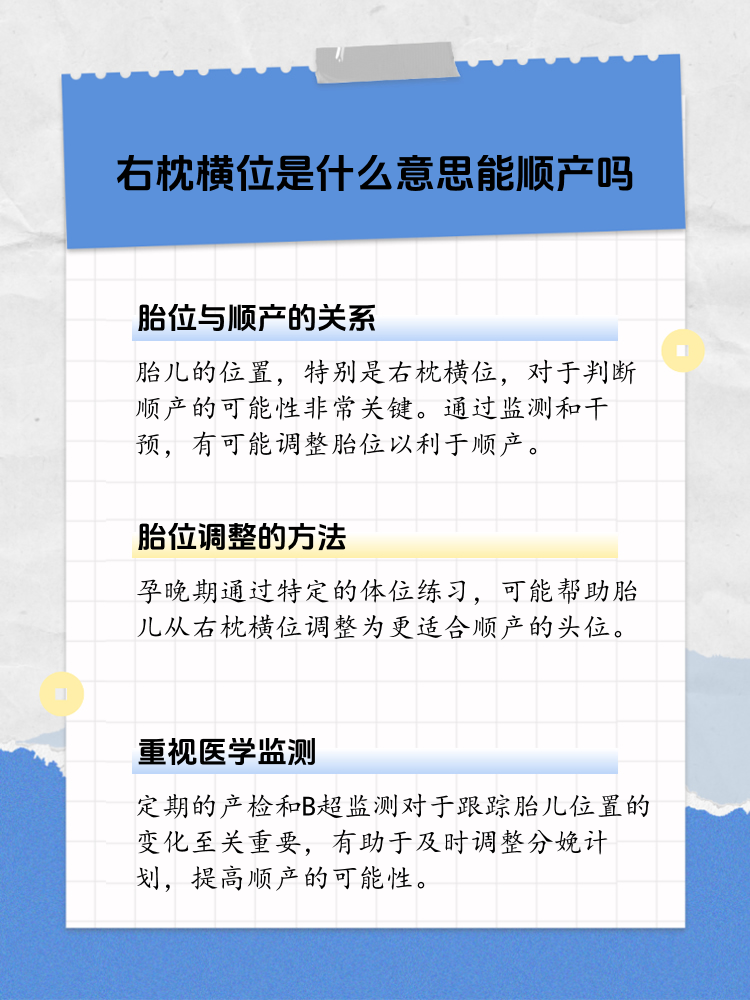 右枕横位孕妇示意图图片