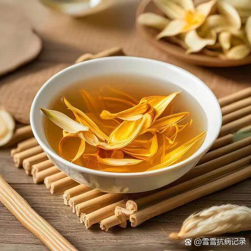 养生日常474安神助眠百合花茶