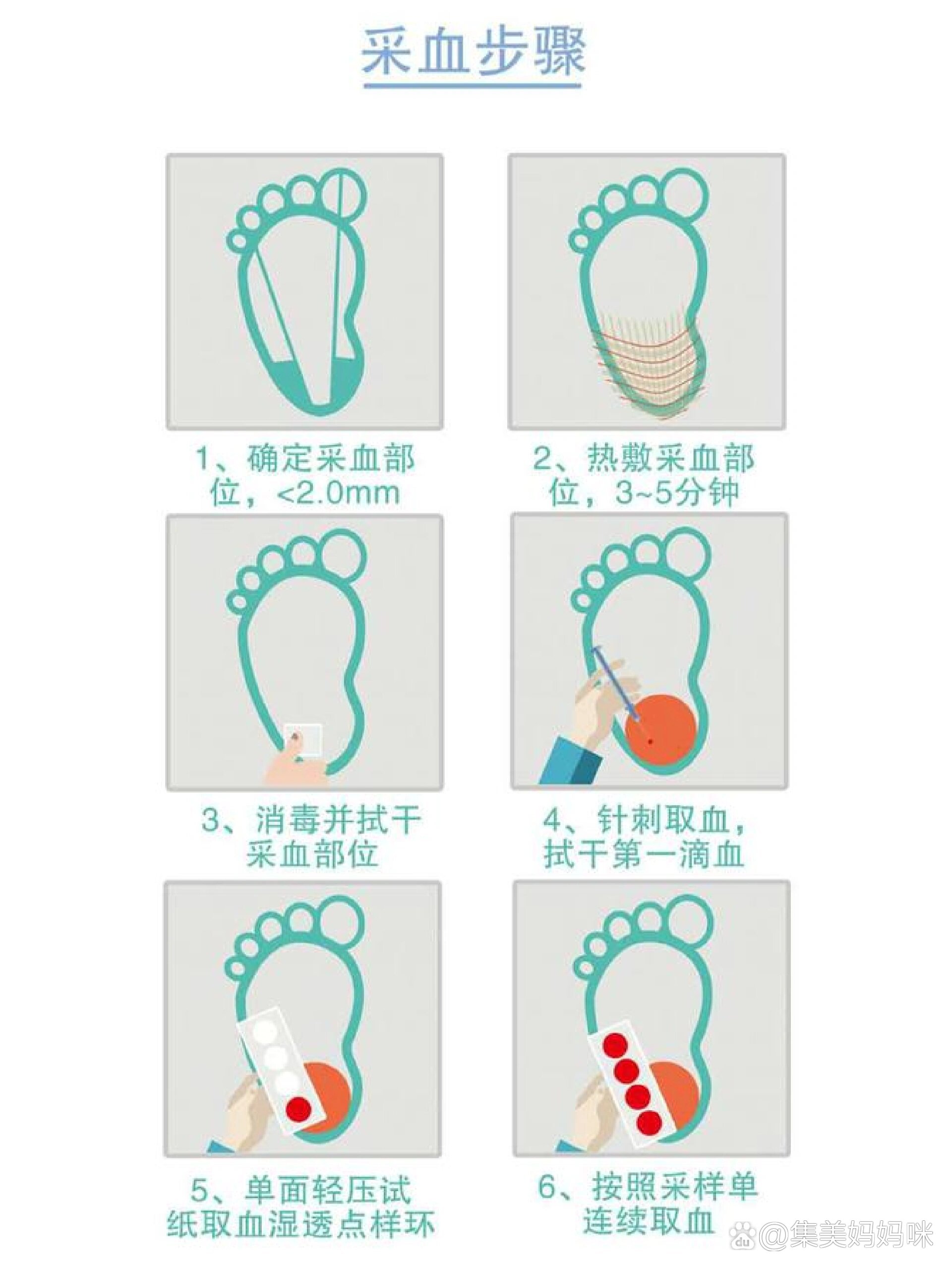 采足跟血的最佳位置图图片