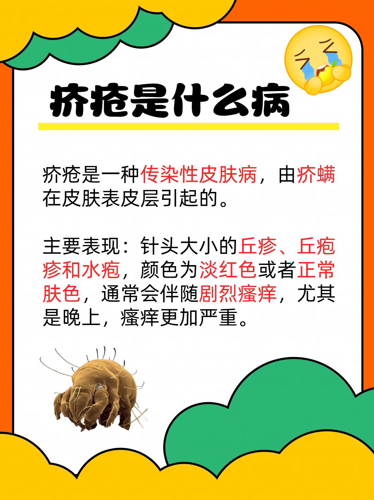 疥疮感染怎么治图片