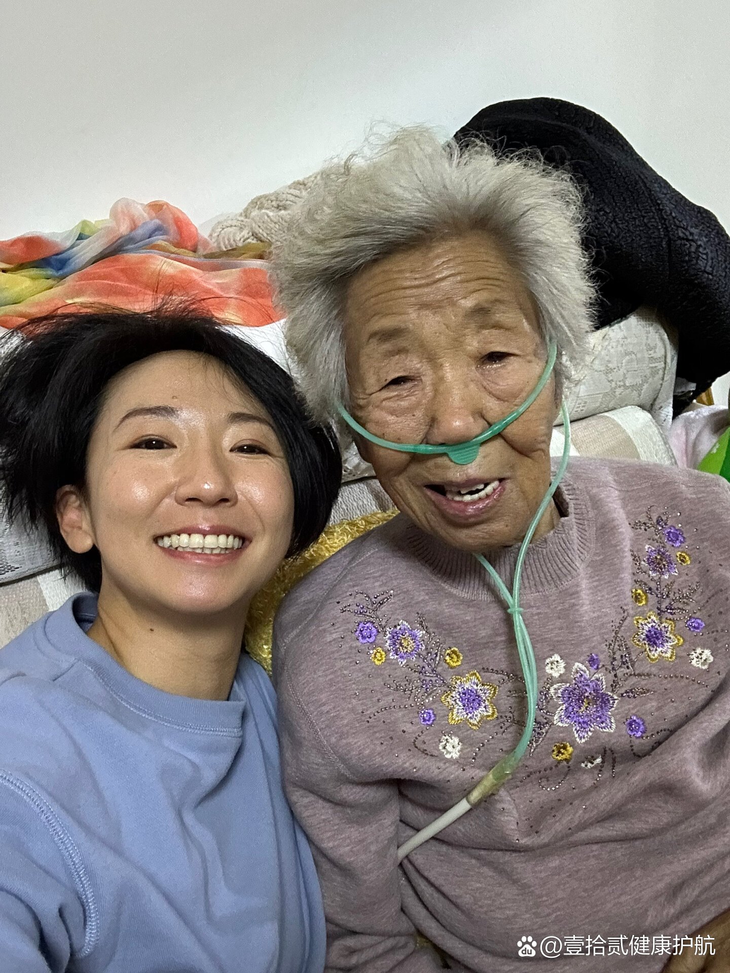  p>89岁姥姥新冠后,血氧低于85%,终于康复了 br>