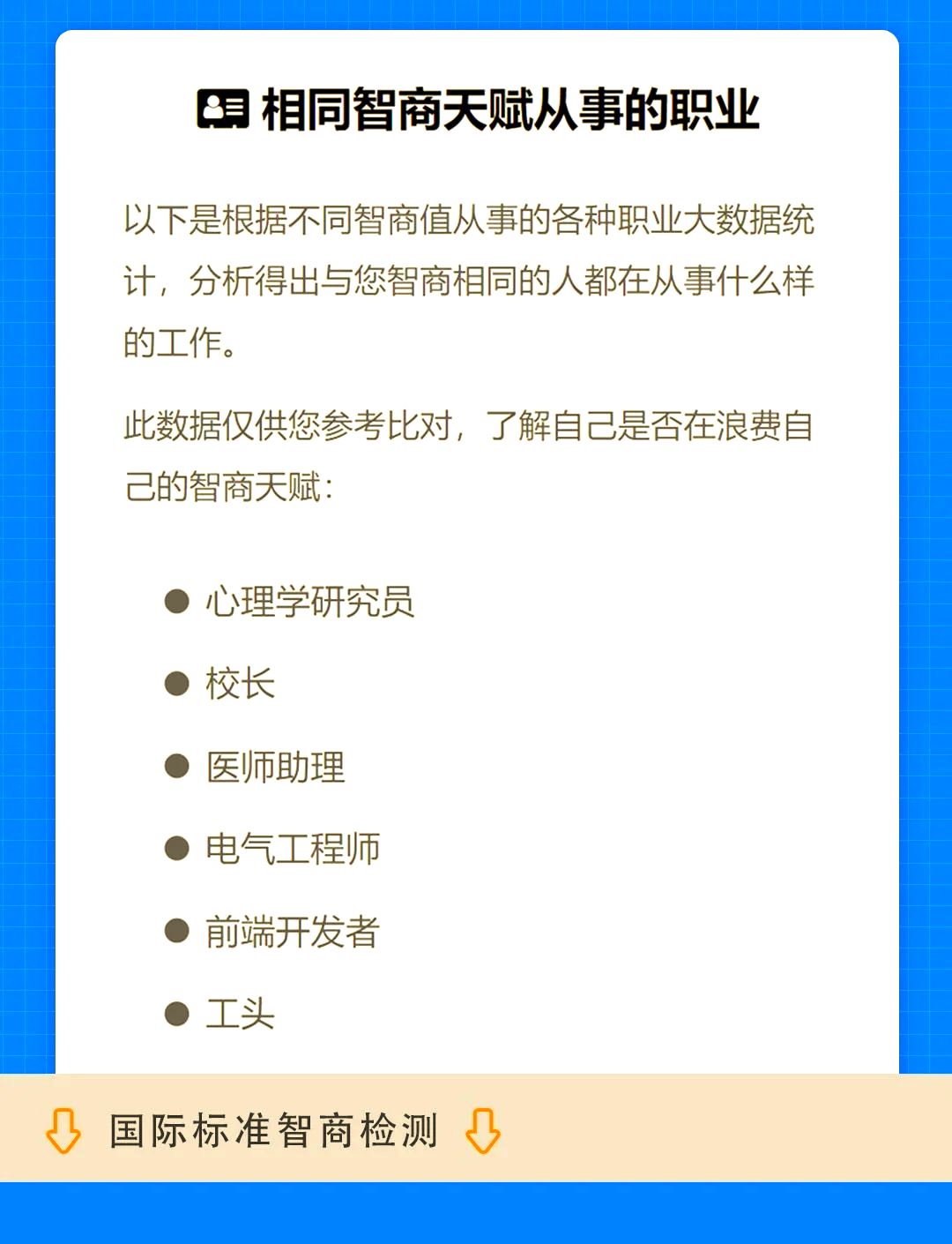 你的智商在正常范围内吗？