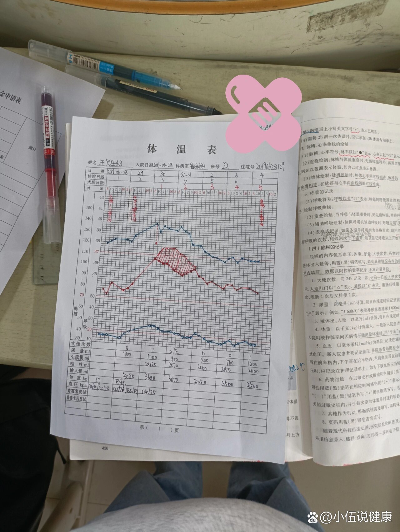 护理体温单