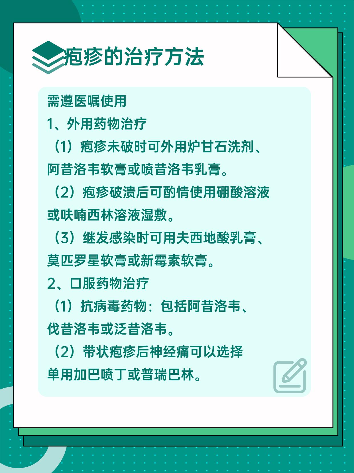 分享丨治疗疱疹的最佳方法,用这几种药就好了!