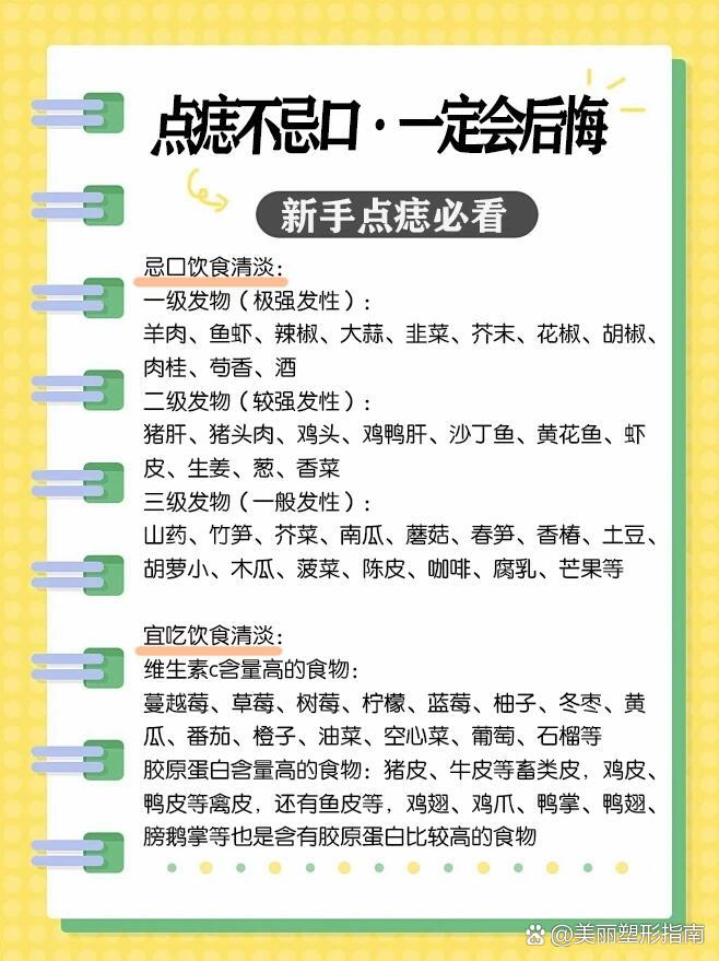 点痣不忌口,留下疤痕,真的会后悔!