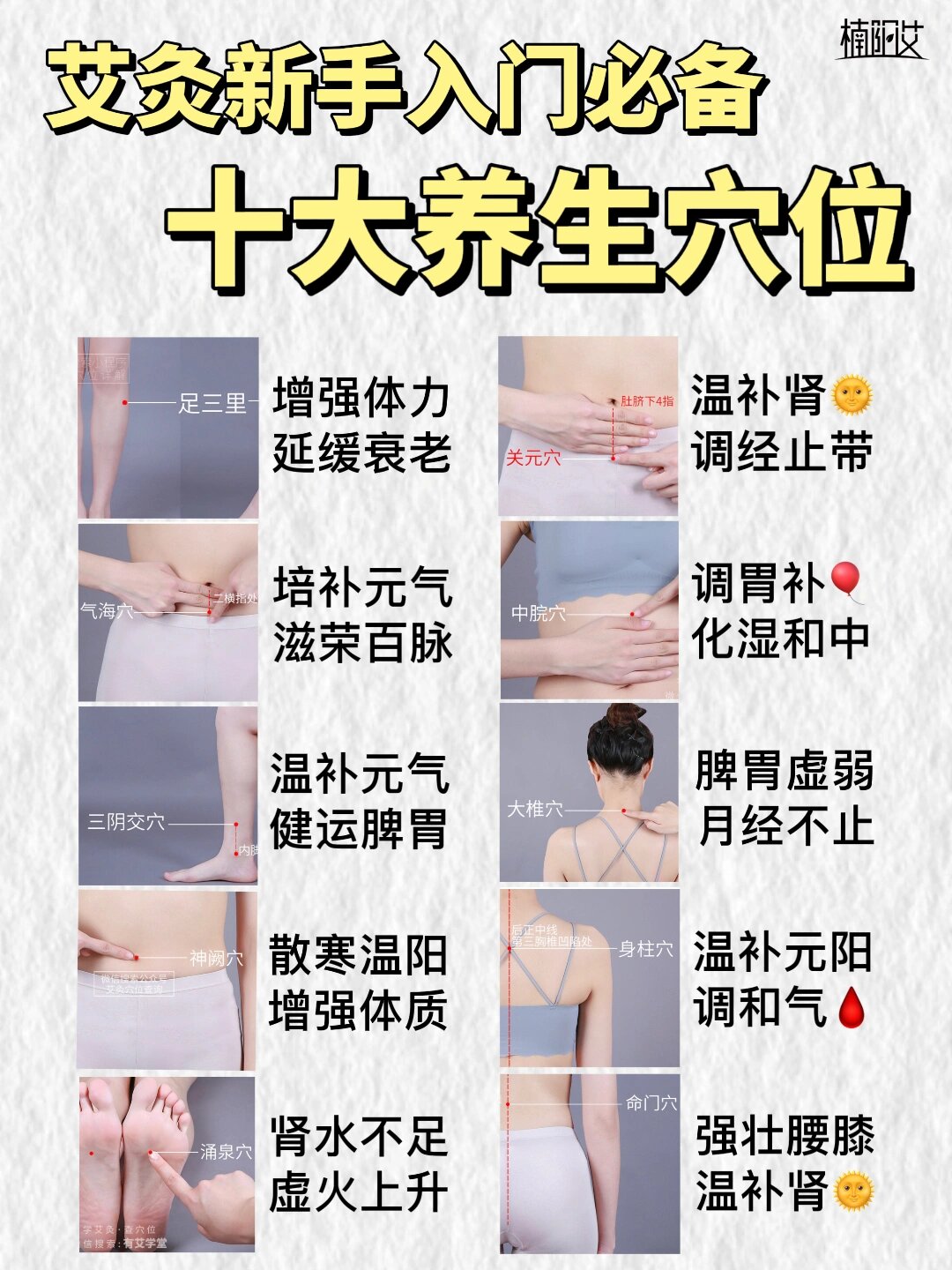 ‼️艾灸入门必备
