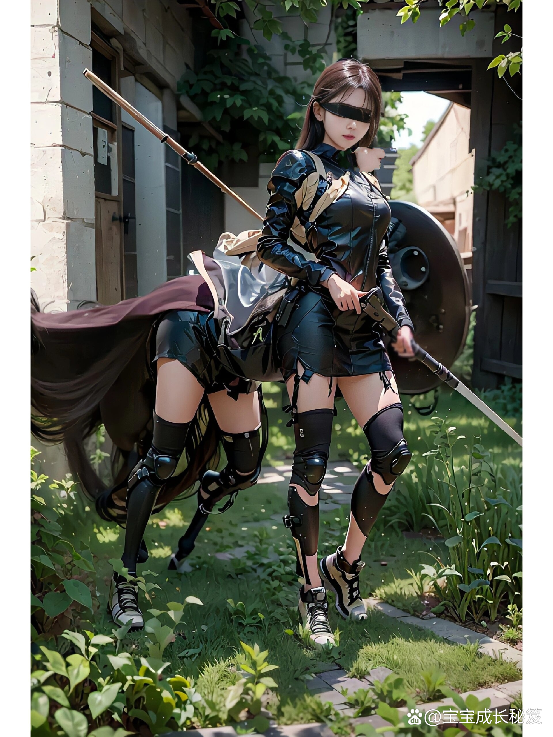 半人马怀孕是在人肚子还是马肚子?