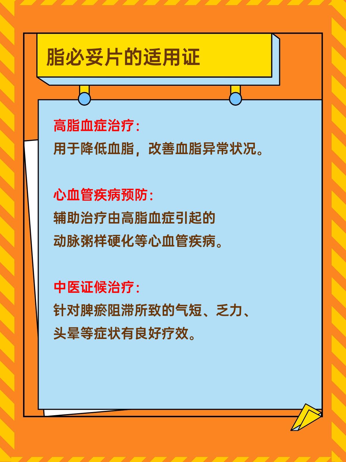 脂必妥片的功效与作用图片