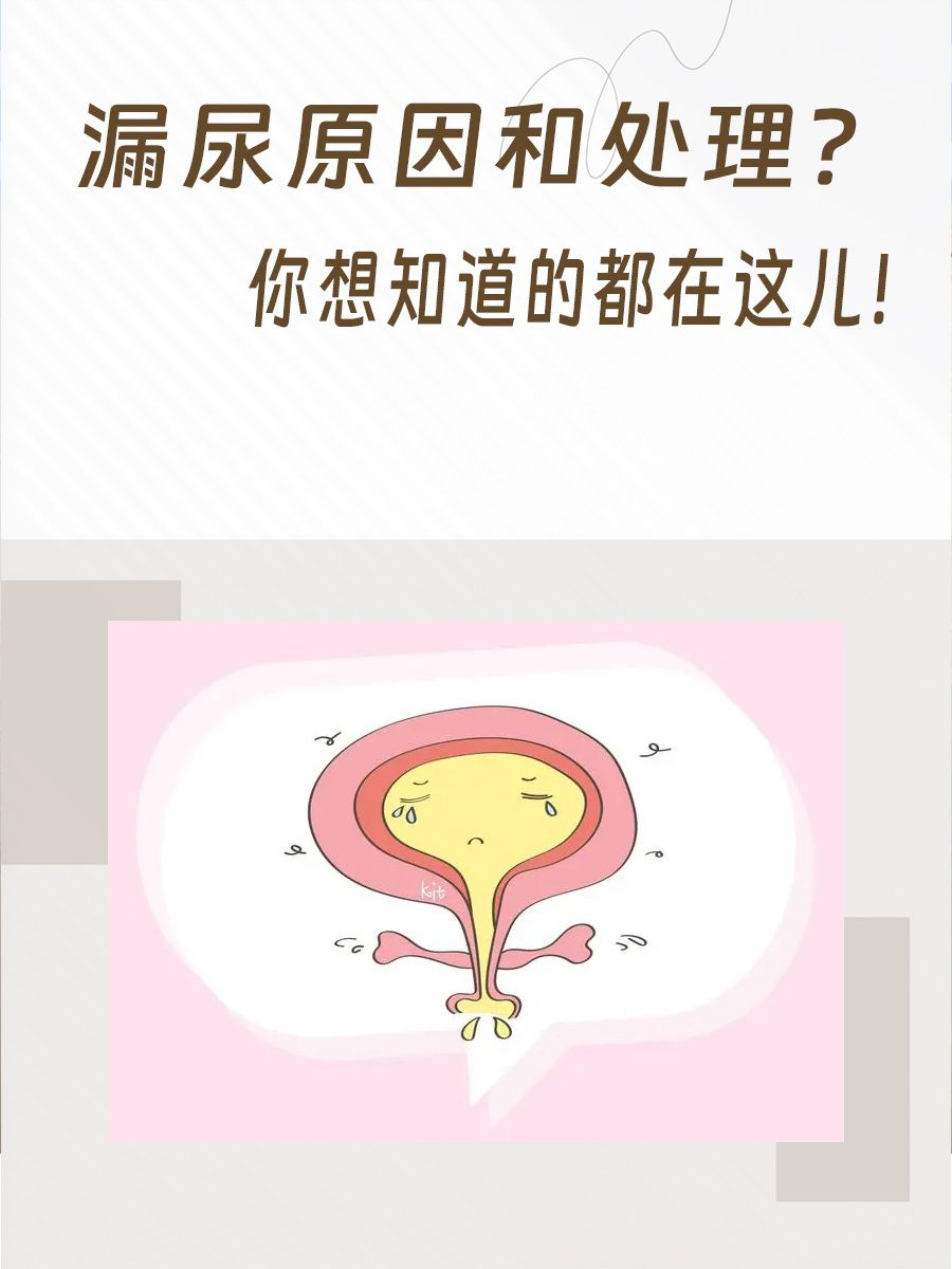漏尿原因和处理?你想知道的都在这儿!