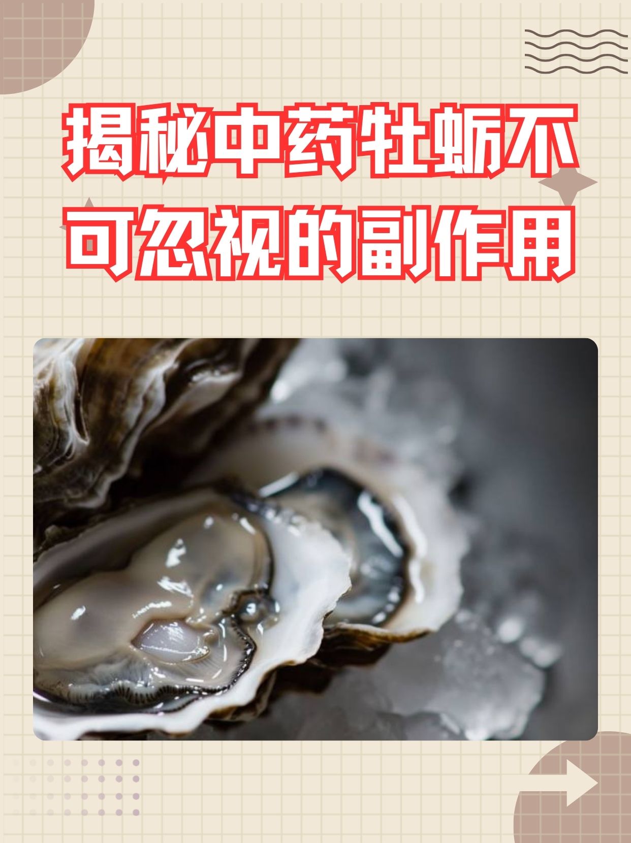 揭秘中药牡蛎不可忽视的副作用