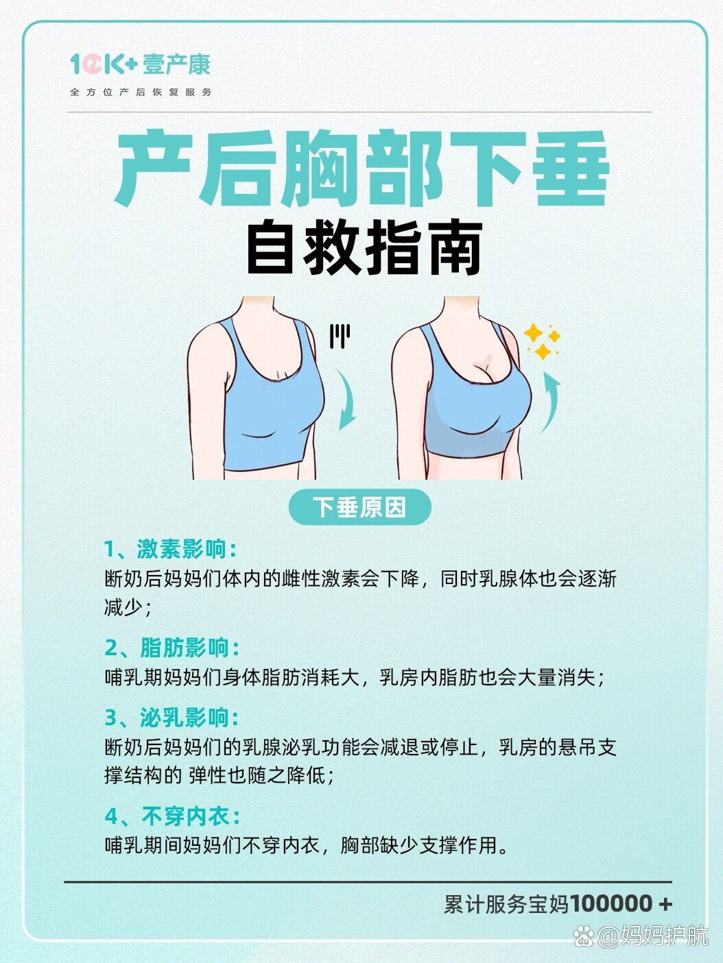 产后胸部93下垂怎么办6315你需要这样做95