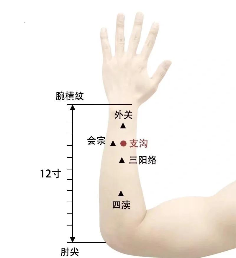 每日一穴：支沟穴的奇妙功效