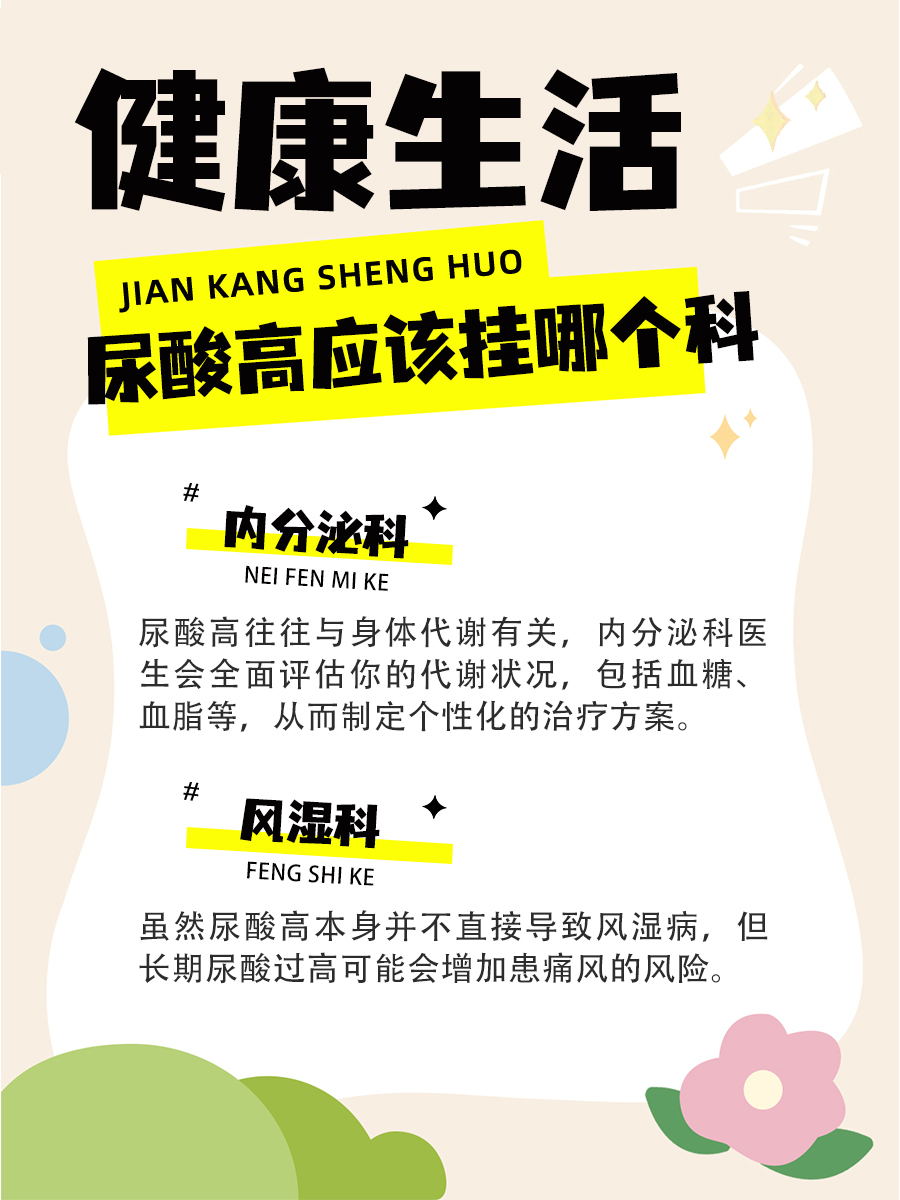 尿酸高应该挂哪个科,竟然还有人不知道?