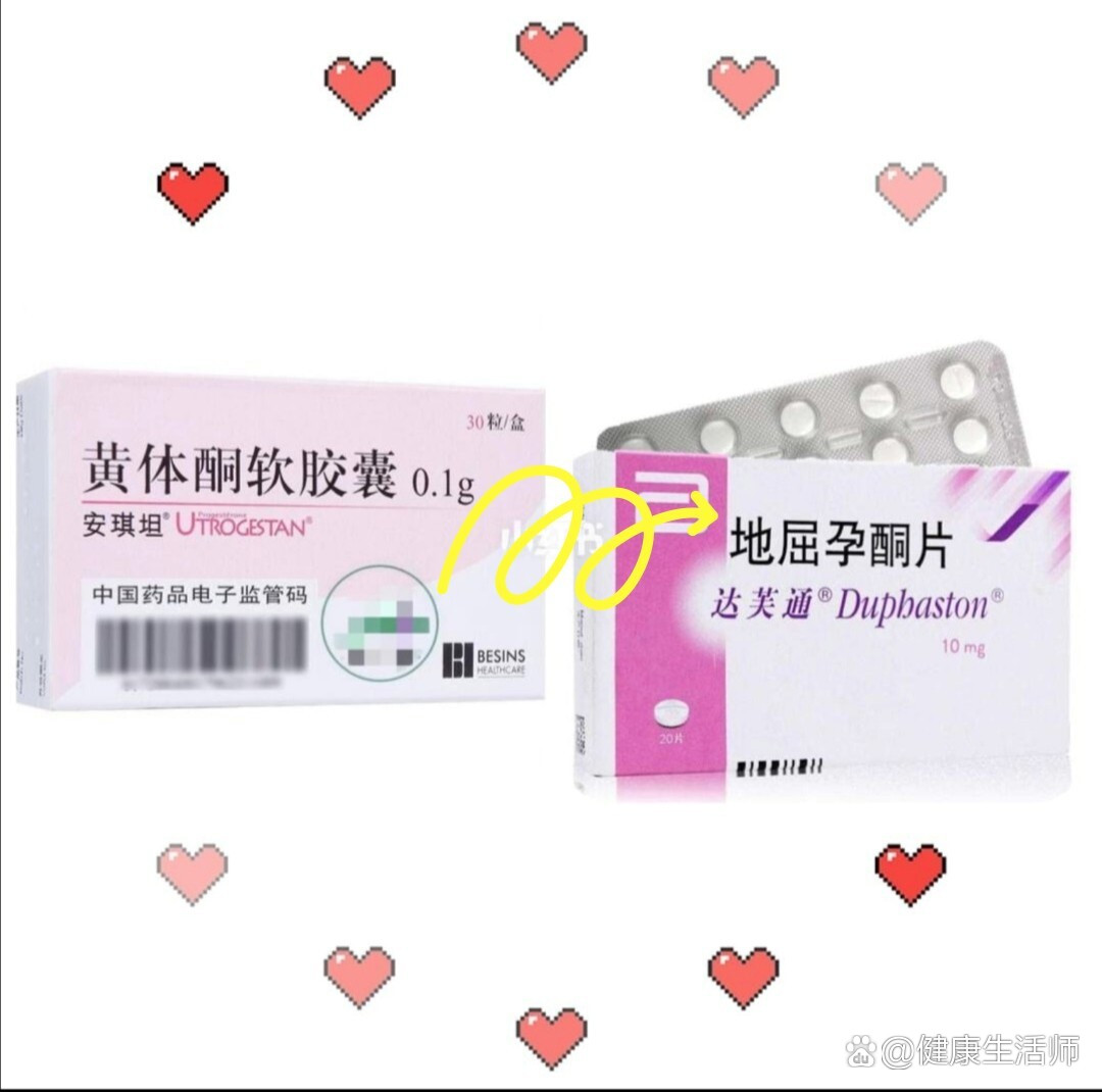 黄体酮vs地屈孕酮片