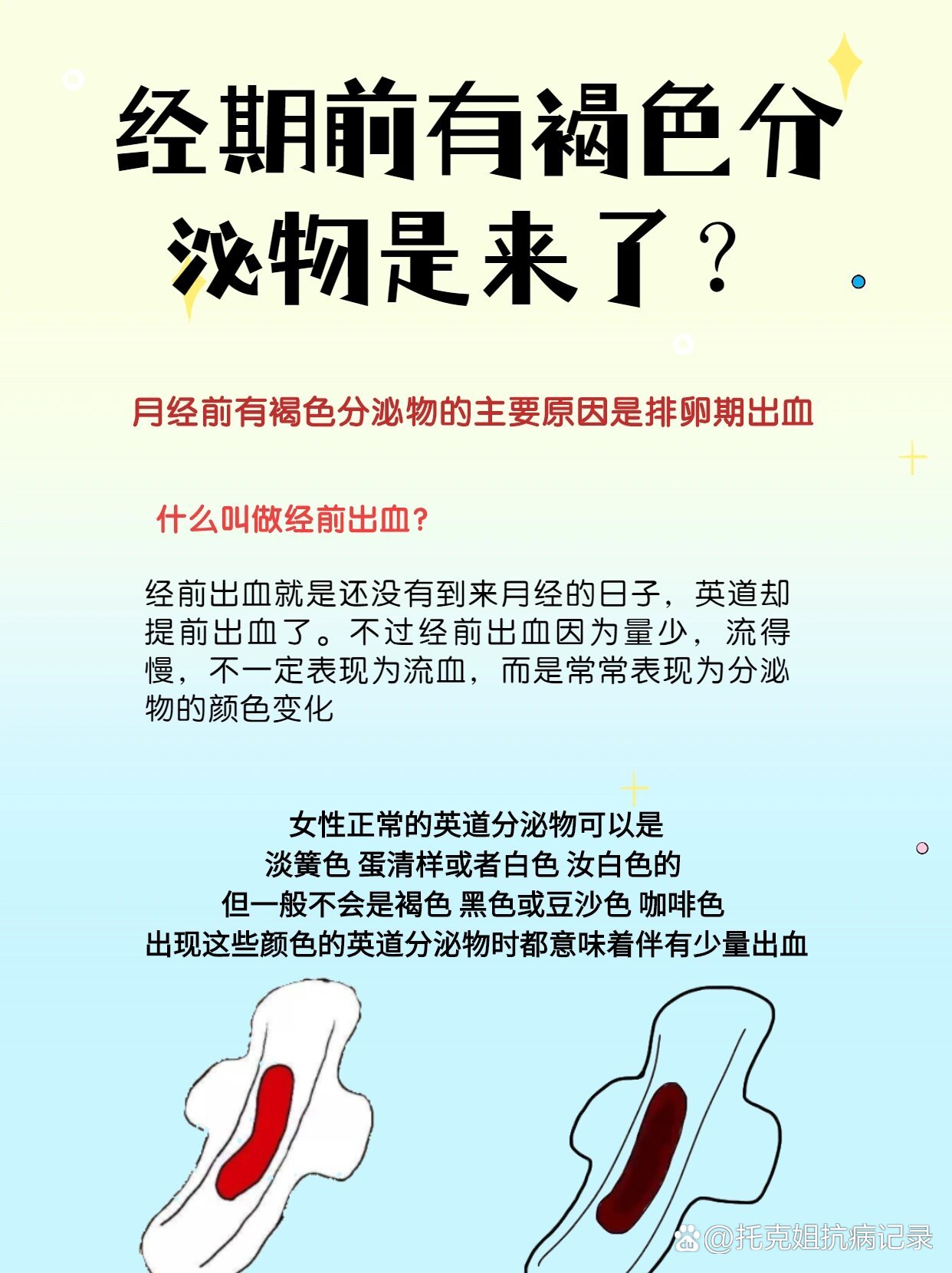 正常月经 腐肉图片